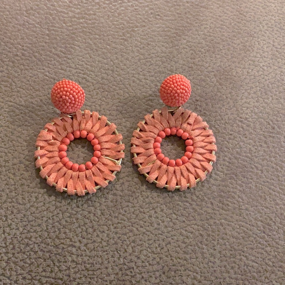 Sassy Jones pink earrings